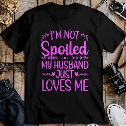 Best Wife Shirt, Wife and Husband Unisex T-Shirt/Hoodie/Sweatshirt HLT00 - Gift for wife T shirt, spoiled wife   Funny Spoiled Wife Art For Women Girls Husband Spoiled Wife Lo (1)
