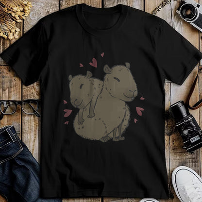 Cute Capybara Shirt, Funny Capybara Unisex T-Shirt/Hoodie/Sweatshirt HLT00 - Cute Capybara Long Sleeve T-Shirt