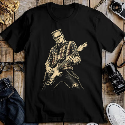 Guitar Lover Shirt, Funny Guitar UnisexT-Shirt/Hoodie/Sweatshirt HLT00 - Guitar Lovers Halloween Horror Frankenstein Playing Guitar T-Shirt