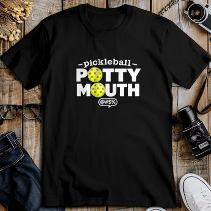 Funny Pickleball Shirt, Pickleball Lover Unisex T-Shirt/Hoodie/Sweatshirt HLT00 - Pickleball Potty Mouth Funny Player Humor T-Shirt
