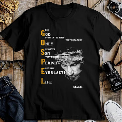 Christian Tee, Christian Faith Unisex T-Shirt/Hoodie/Sweatshirt HLT00 - For God So Loved The World Love Jesus Christian T-Shirt