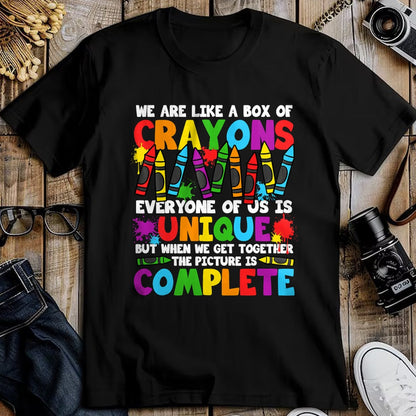 Best Student Shirt, Funny Back To School UnisexT-Shirt/Hoodie/Sweatshirt HLT00 - Funny Teacher We are Like A Box of Crayons Back to School T-Shirt (2)