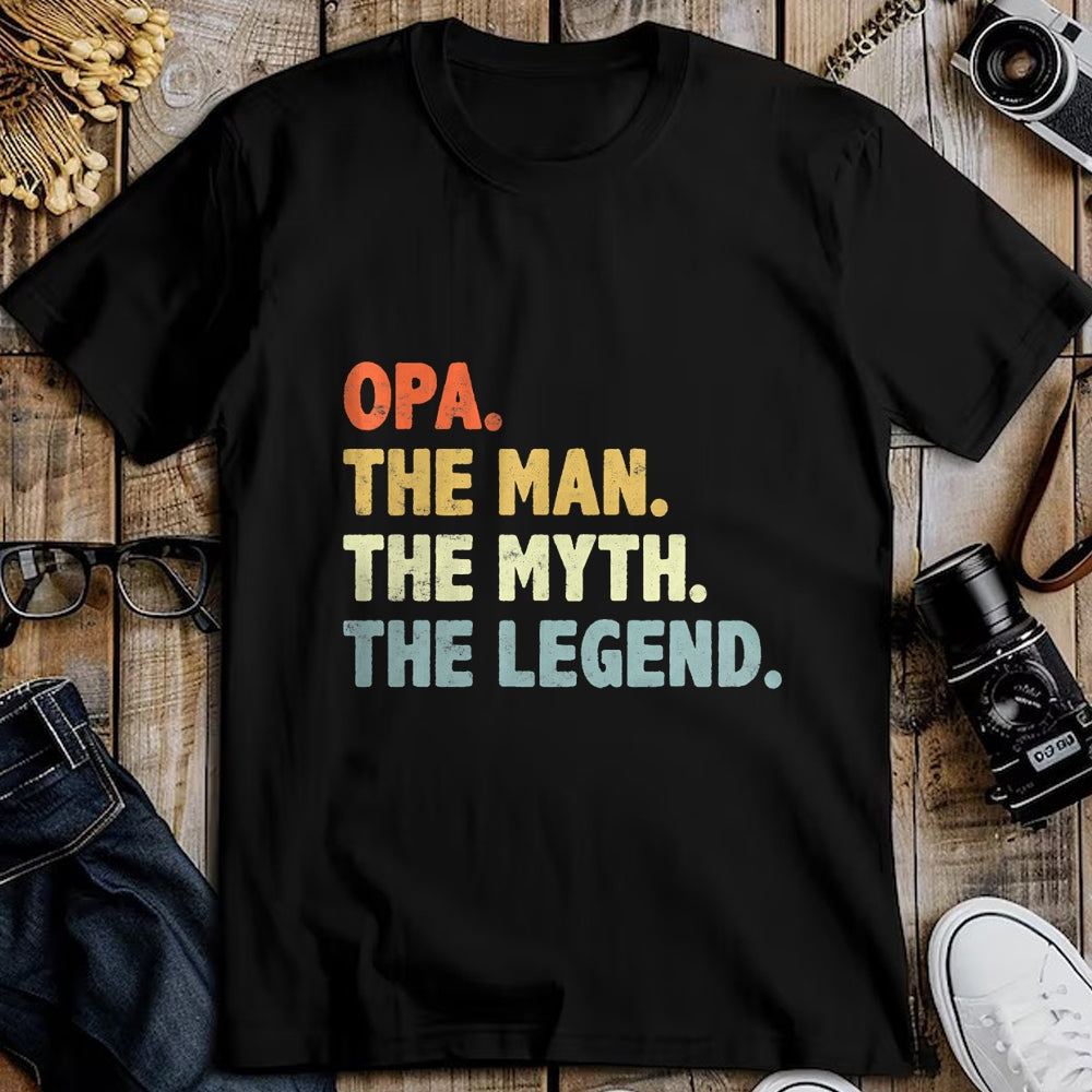 Best Grandpa Shirt, Proud Grandpa Unisex T-Shirt/Hoodie/Sweatshirt HLT00 - Opa The Man Myth Legend Father���s day gift for Grandpa G-Dad T