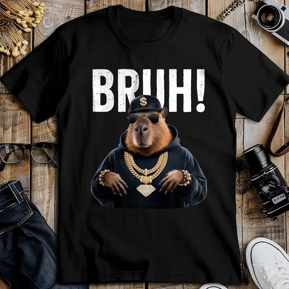 Cute Capybara Shirt, Funny Capybara Unisex T-Shirt/Hoodie/Sweatshirt HLT00 - Stylish Hip Hop Capybara Long Sleeve T-Shirt
