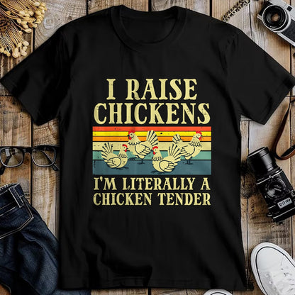 Best Farmer Life Shirt, Funny Farmer UnisexT-Shirt/Hoodie/Sweatshirt HLT00 - I Raise Chickens Im Literally Chicken Tender Men Women Kids T-Shirt
