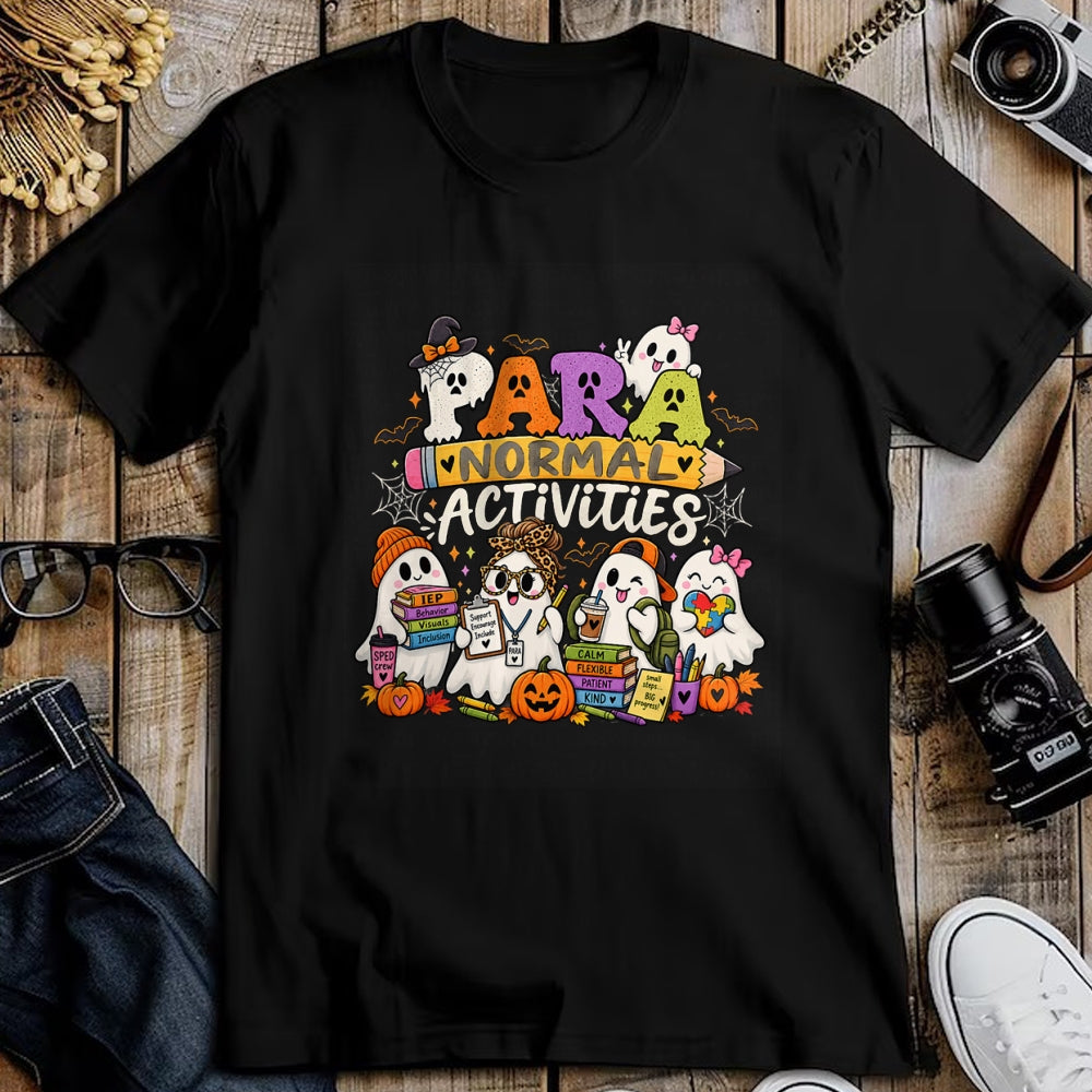 Best Teacher Shirt, Funny Teacher UnisexT-Shirt/Hoodie/Sweatshirt HLT00 - para Normal Activities SPED Teachers Ghost Fall Halloween T-Shirt (2)