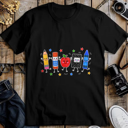 Best Student Shirt, Funny Back To School UnisexT-Shirt/Hoodie/Sweatshirt HLT00 - Back to School Cute Pencil Crayon Apple Teacher Boy Girl Kid T-Shirt