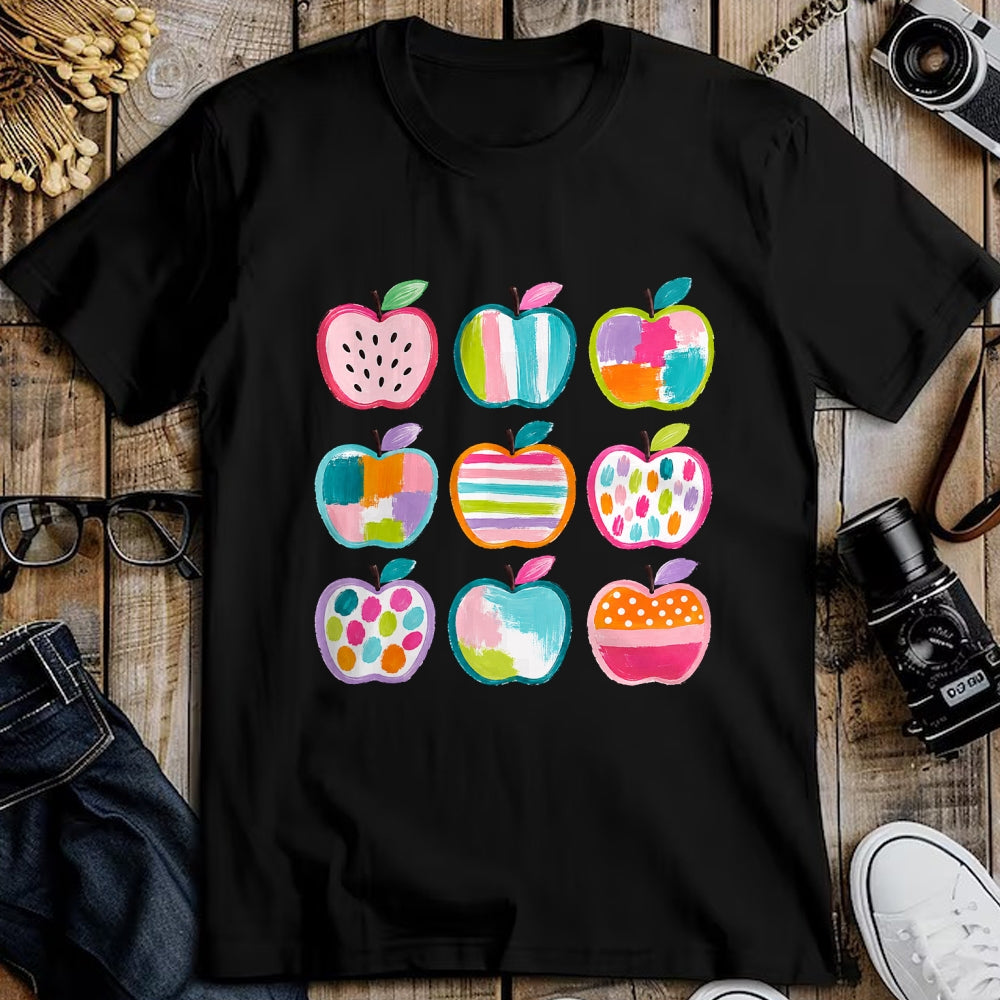 Best Teacher Shirt, Funny Teacher UnisexT-Shirt/Hoodie/Sweatshirt HLT00 - Preppy Art Apples Back to School Teacher Student Cute Apple T-Shirt