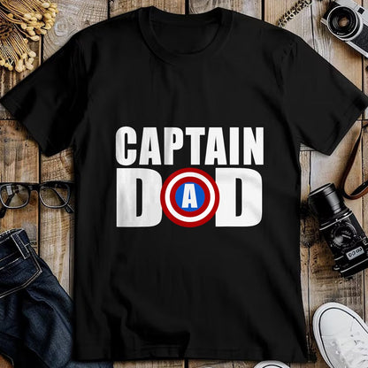 Gift for Dad Shirt, Funny Dad Unisex T-Shirt/Hoodie/Sweatshirt HLT00 – Funny Super Captain Dad Superhero Fathers Day T-Shirt