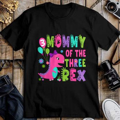 Best Dinosaur Lover Shirt, Funny Dinosaur UnisexT-Shirt/Hoodie/Sweatshirt HLT00 - Mommy of The Three Rex Dinosaur T-Rex 3rd Birthday Boy T-Shirt