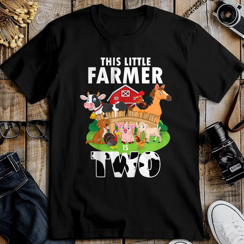 Best Farmer Life Shirt, Funny Farmer UnisexT-Shirt/Hoodie/Sweatshirt HLT00 - Kids 2 Years Old Boy Farmer 2nd Birthday Farm Animals Kids T-Shirt