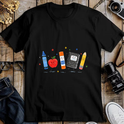 Best Teacher Shirt, Funny Teacher UnisexT-Shirt/Hoodie/Sweatshirt HLT00 - Cute School Supplies Back to School Teacher Student Doodle T-Shirt