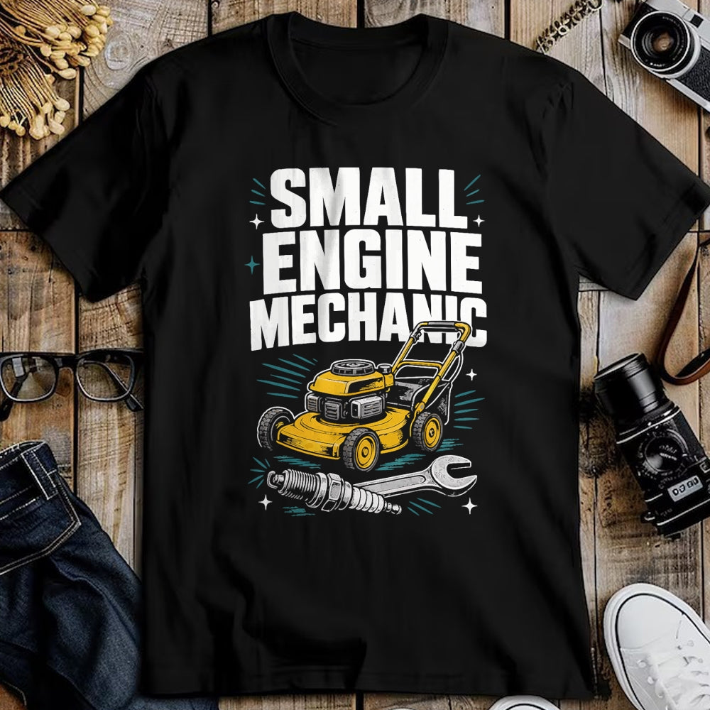 Best Mechanic Life Shirt, Funny Mechanic UnisexT-Shirt/Hoodie/Sweatshirt HLT00 - Small Engine Mechanic Lawn Mower Repair T-Shirt