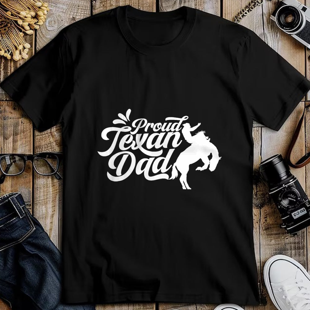 Gift for Dad Shirt, Funny Dad Unisex T-Shirt/Hoodie/Sweatshirt HLT00 – Proud Texan Dad Pride Texas Sayings State Father Daddy Papa T-Shirt