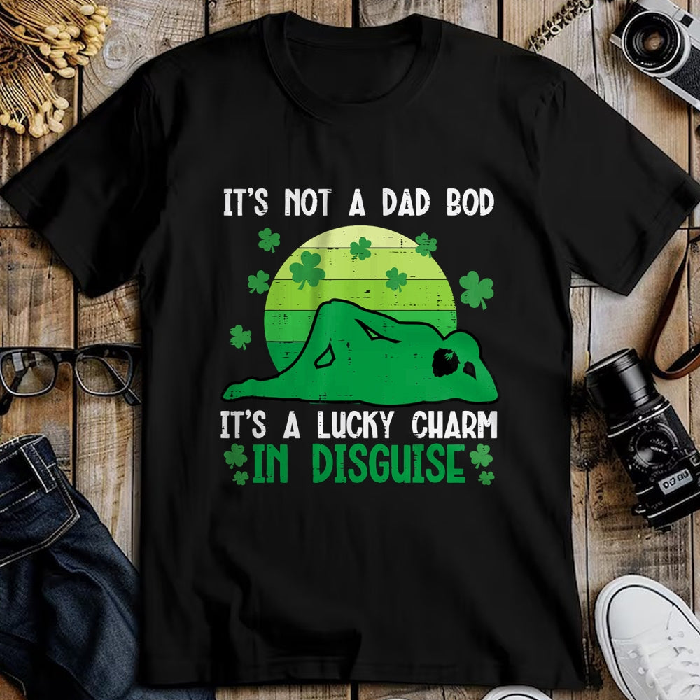 Gift for Dad Shirt, Funny Dad Unisex T-Shirt/Hoodie/Sweatshirt HLT00 – St Patricks Day Not Dad Bod Lucky Charm Saint Pattys Men T-Shirt