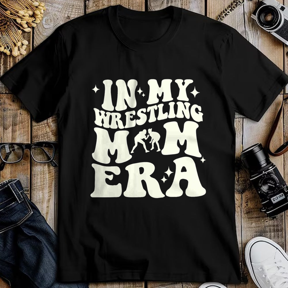 Gift for Mom Shirt, Funny Mom Unisex T-Shirt/Hoodie/Sweatshirt HLT00 - In my wrestling mom era T-Shirt
