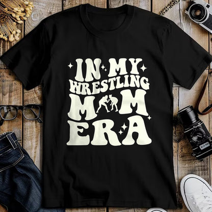Gift for Mom Shirt, Funny Mom Unisex T-Shirt/Hoodie/Sweatshirt HLT00 - In my wrestling mom era T-Shirt