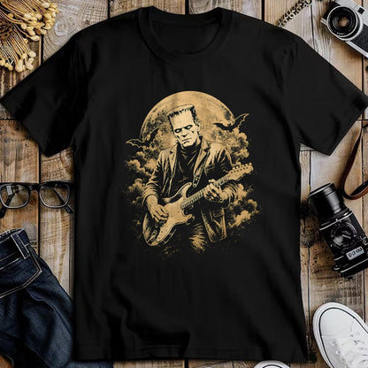 Guitar Lover Shirt, Funny Guitar UnisexT-Shirt/Hoodie/Sweatshirt HLT00 - Frankenstein Guitar Halloween Graphic T-Shirt (1)