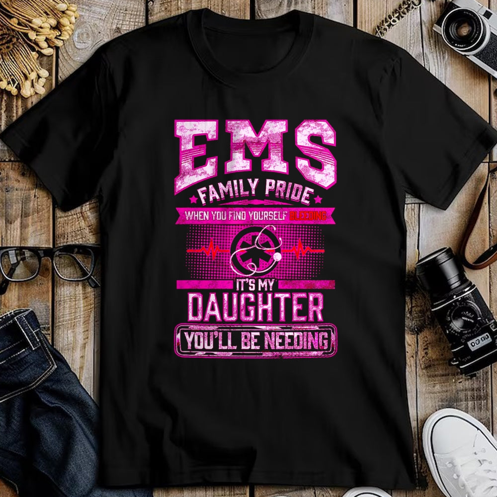 Funny Nurse Shirt, Nurse Unisex T-Shirt/Hoodie/Sweatshirt HLT00 - EMT Gift Proud Mom Dad Of EMS Paramedic Daughter F T-Shirt T-Shirt