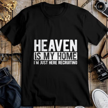Christian Tee, Christian Faith Unisex T-Shirt/Hoodie/Sweatshirt HLT00 - Heaven Is My Home Christian Religious Jesus T-Shirt