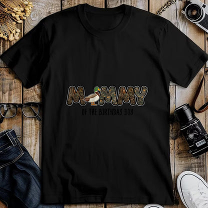 Gift for Mom Shirt, Funny Mom Unisex T-Shirt/Hoodie/Sweatshirt HLT00 - Mommy Of The Birthday Boy One Lucky Duck 1st Birthday party T-Shirt
