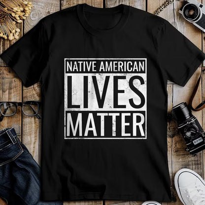 Native American T-Shirts, Vintage Native American Unisex T-Shirt/Hoodie/Sweatshirt HLT00 - Native American Lives Matter Indigenous Peoples_ Day