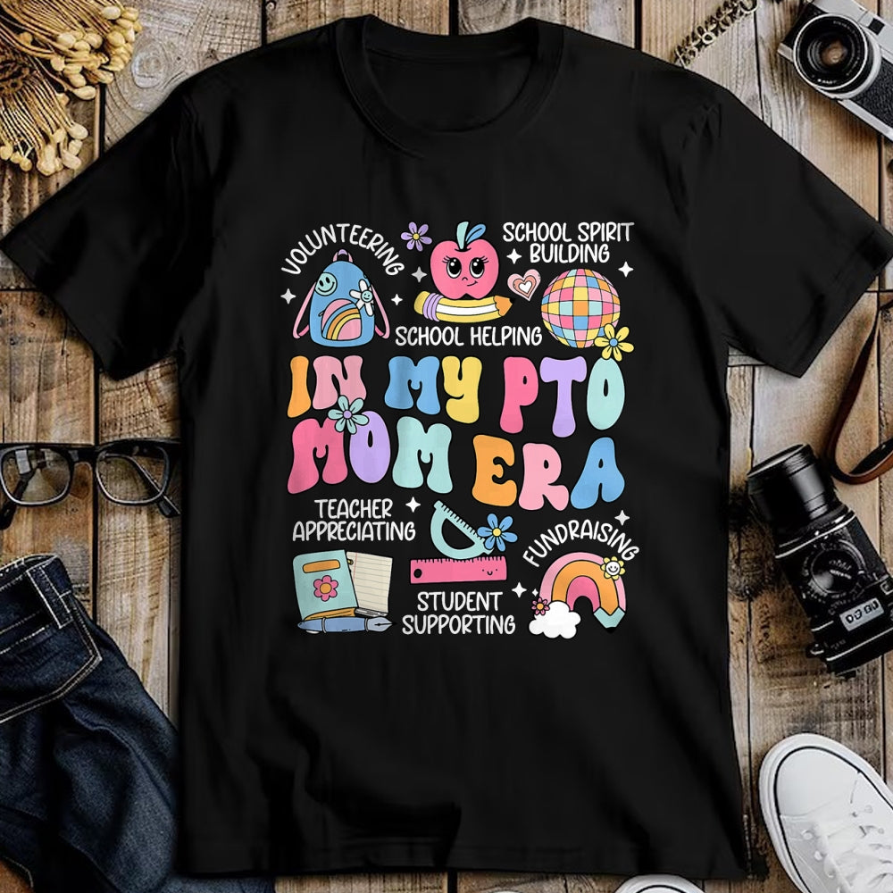 Best Student Shirt, Funny Back To School UnisexT-Shirt/Hoodie/Sweatshirt HLT00 - in My PTO Mom Era Parent Association Organization Groovy T-Shirt