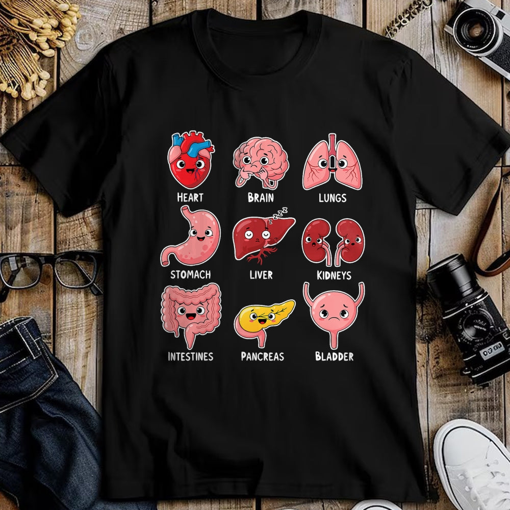 Best Doctor Shirt, Funny Doctor UnisexT-Shirt/Hoodie/Sweatshirt HLT00 - Cute Human Organs Cartoon Anatomy Science Humor T-Shirt