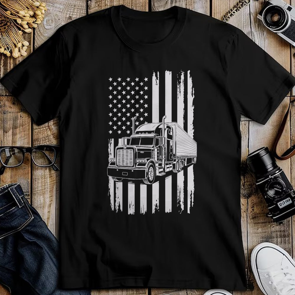 Best Truck Driver Life Shirt, Funny Trucker UnisexT-Shirt/Hoodie/Sweatshirt HLT00 - Truck Driver Art for Men Women Truck Driver Trucking Trucker T-Shirt (3)