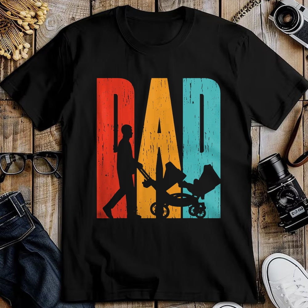 Gift for Dad Shirt, Funny Dad Unisex T-Shirt/Hoodie/Sweatshirt HLT00 – Mens Proud Father of Twins Dad of Twins Identical or Fraternal T-Shirt