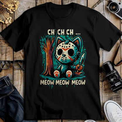 Cat Love Shirt, Funny Cat Lover Gift UnisexT-Shirt/Hoodie/Sweatshirt HLT00 - Cat Movie Horror - Ch Ch Ch Meow Meow Meow T-Shirt