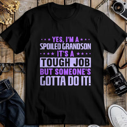 Best Grandma Shirt, Proud Grandma Unisex T-Shirt/Hoodie/Sweatshirt HLT00 - Grandparents Grandma Spoiled Grandson T-Shirt