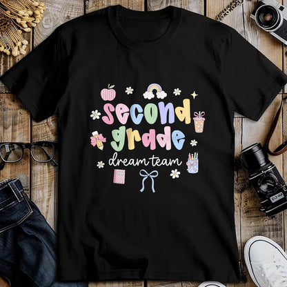 Best Student Shirt, Funny Back To School UnisexT-Shirt/Hoodie/Sweatshirt HLT00 - Second Grade Dream Team Back To School 2nd Grade Teacher T-Shirt