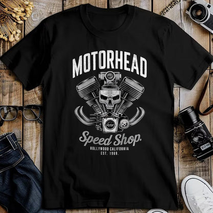 Best Mechanic Life Shirt, Funny Mechanic UnisexT-Shirt/Hoodie/Sweatshirt HLT00 - Skeleton Motor Head Speed Shop Hot Rod Mechanic Car Lover T-Shirt