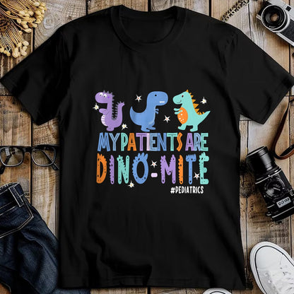 Funny Nurse Shirt, Nurse Unisex T-Shirt/Hoodie/Sweatshirt HLT00 -Funny Pediatric Nurse Life My Patient Are Dinomite Nurse Day T-Shirt