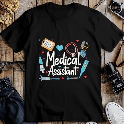 Best Doctor Shirt, Funny Doctor UnisexT-Shirt/Hoodie/Sweatshirt HLT00 - Medical Assistant MA CMA Nursing Doctor Assistant Student T-Shirt, Men, Black, Large