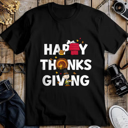 Best Thanksgiving Family Shirt , Funny Thanksgiving UnisexT-Shirt/Hoodie/Sweatshirt HLT00 - Peanuts - Happy Thanksgiving Icons T-Shirt