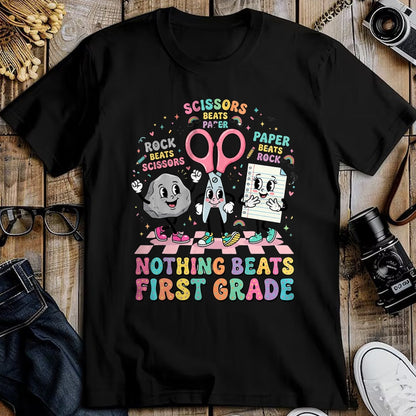 Best Student Shirt, Funny Back To School UnisexT-Shirt/Hoodie/Sweatshirt HLT00 - Nothing Beats 1st Grade Funny Back to School Teachers T-Shirt