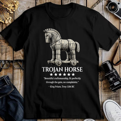 Best Horse Lover Shirt , Funny Horse UnisexT-Shirt/Hoodie/Sweatshirt HLT00 - Trojan Horse King Priam 1184 BC Ancient Greek History Meme T-Shirt