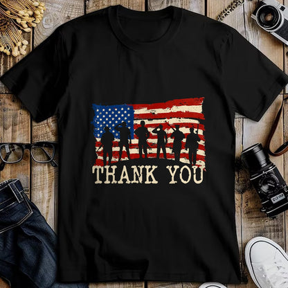 Proud Veteran Shirt, Funny Veteran UnisexT-Shirt/Hoodie/Sweatshirt HLT00 - American Flag Thank You Veterans Proud Veteran T-Shirt