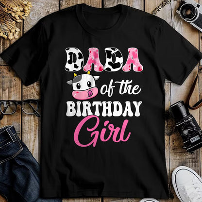Best Farmer Life Shirt, Funny Farmer UnisexT-Shirt/Hoodie/Sweatshirt HLT00 - Dada of The Birthday Girl Farm Cow 1St Birthday Girl T-Shirt