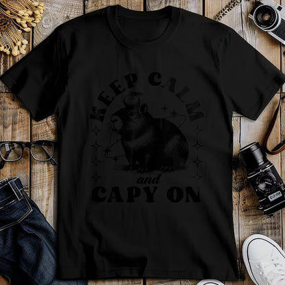 Cute Capybara Shirt, Funny Capybara Unisex T-Shirt/Hoodie/Sweatshirt HLT00 - Sarcastic Capybara Long Sleeve T-Shirt