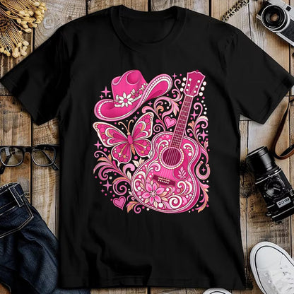Guitar Lover Shirt, Funny Guitar UnisexT-Shirt/Hoodie/Sweatshirt HLT00 - Western Cowgirl Guitar Women Girls T-Shirt