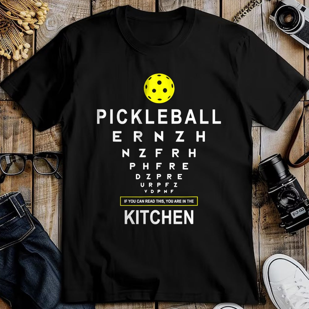 Funny Pickleball Shirt, Pickleball Lover Unisex T-Shirt/Hoodie/Sweatshirt HLT00 - Funny Pickleball Shirt If You Can Read This Kitchen Joke T-Shirt