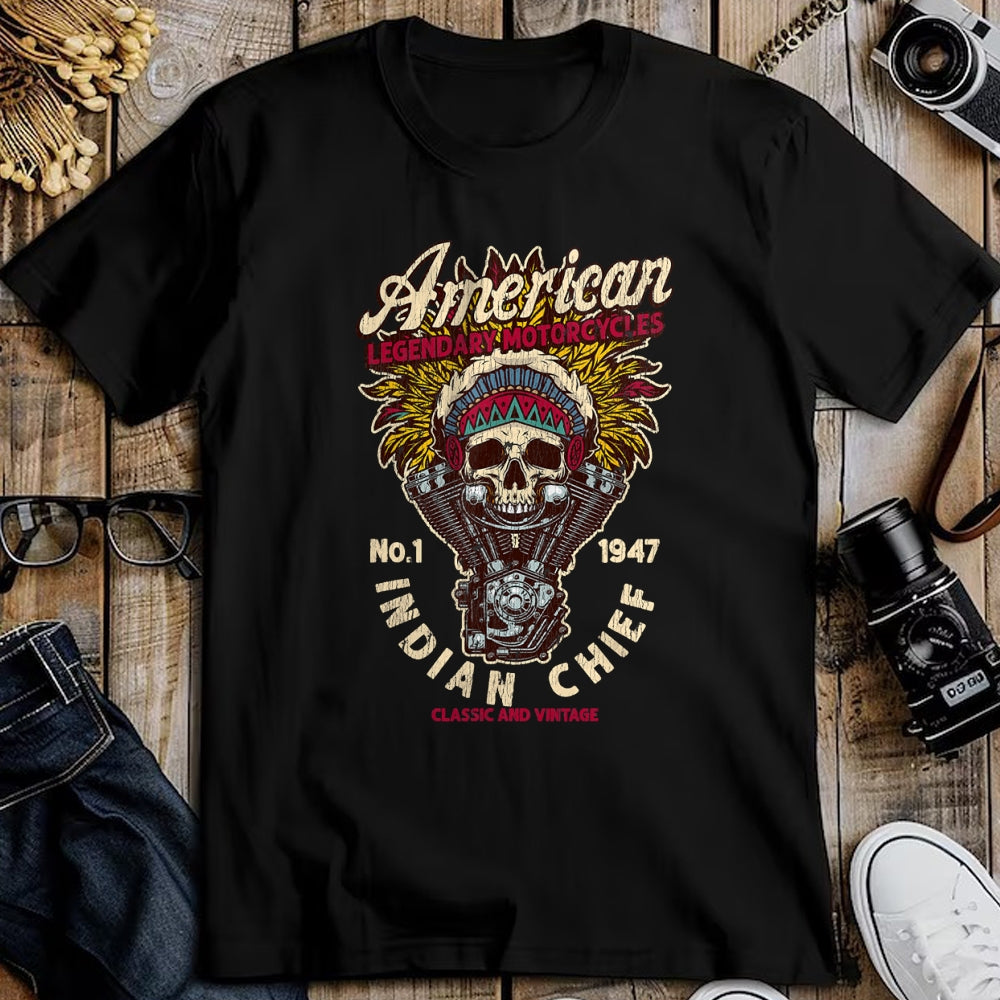 Native American T-Shirts, Vintage Native American Unisex T-Shirt/Hoodie/Sweatshirt HLT00 - Retro Vintage American Motorcycle Indian native Bikers Gift