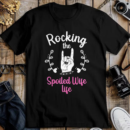 Best Wife Shirt, Wife and Husband Unisex T-Shirt/Hoodie/Sweatshirt HLT00 - Gift for wife T shirt, spoiled wife   Funny Spoiled Wife Art For Women Husband Spoiled Wife Life Pre (6)