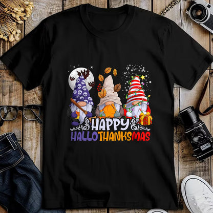 Best Thanksgiving Family Shirt , Funny Thanksgiving UnisexT-Shirt/Hoodie/Sweatshirt HLT00 - HalloThanksMas Gnomes Halloween Thanksgiving Christmas Happy T-Shirt