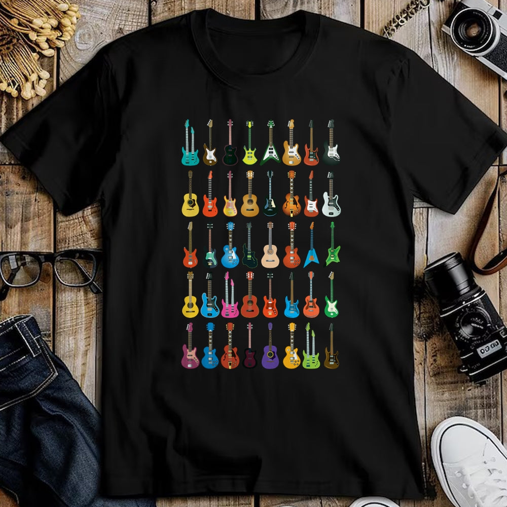 Guitar Lover Shirt, Funny Guitar UnisexT-Shirt/Hoodie/Sweatshirt HLT00 - Love Guitar Different Guitars Music Lover Funny Gift T-Shirt Small