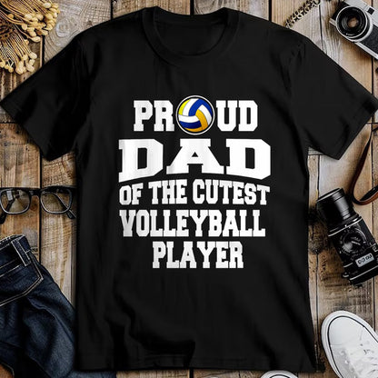 Gift for Dad Shirt, Funny Dad Unisex T-Shirt/Hoodie/Sweatshirt HLT00 – FAMILY 365 Father_s Day Proud Dad of A Volleyball Player T-Shirt