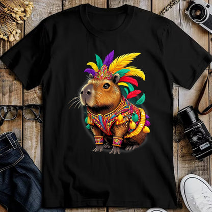 Cute Capybara Shirt, Funny Capybara Unisex T-Shirt/Hoodie/Sweatshirt HLT00 - Funny Capybara Carnival Dress Brazil Heritage Latina T-Shirt